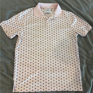 Goodfellow & Co Pink Pattern Polo Shirt